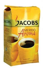 Kawa ziarnista, palona, ??pakowana próżniowo, 1000 g, JACOBS "Jacobs Merido"